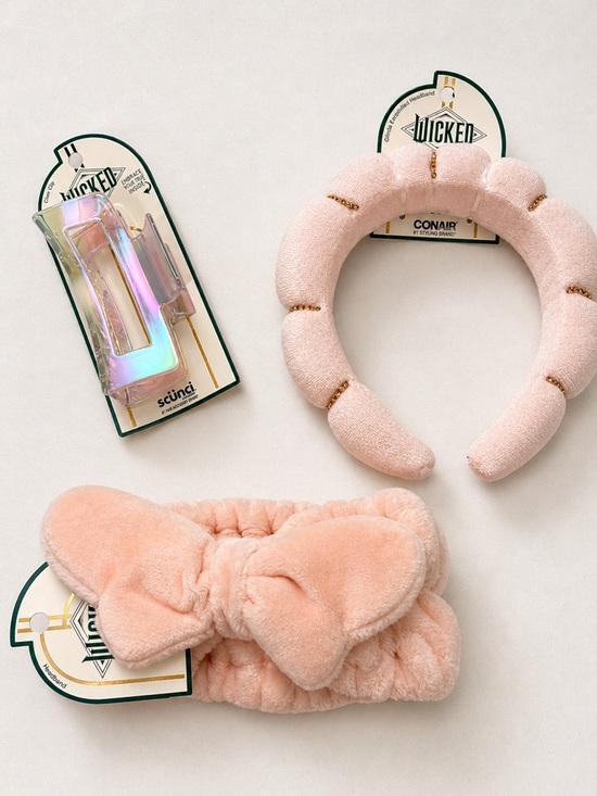 scunci Accessories - 3рс Pink Wicked Hair Accessories Bundle